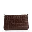 Bolsa Transversal Couro Croco Marrom - imagem 3