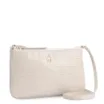 Bolsa Transversal Couro Croco Off White - imagem 2