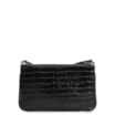 Bolsa Transversal Couro Croco Preto - imagem 3