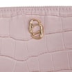 Bolsa Transversal Couro Croco Rosa - imagem 6