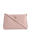 Bolsa Transversal Couro Croco Rosa - imagem 1