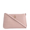 Bolsa Transversal Couro Croco Rosa - imagem 1