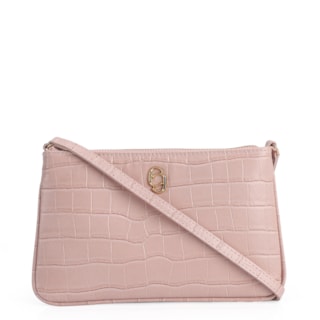 Couro Croco Rosa