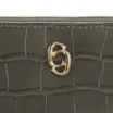 Bolsa Transversal Couro Croco Verde - imagem 5