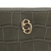 Bolsa Transversal Couro Croco Verde - imagem 5