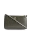 Bolsa Transversal Couro Croco Verde - imagem 1