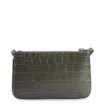 Bolsa Transversal Couro Croco Verde - imagem 3