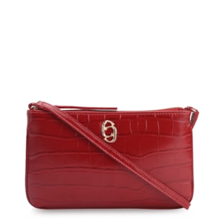 Couro Croco Vermelho