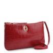 Bolsa Transversal Couro Croco Vermelho - imagem 2