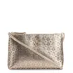 Bolsa Transversal Couro Dourado - imagem 1