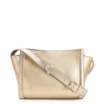 Bolsa Transversal Couro Dourado - imagem 1
