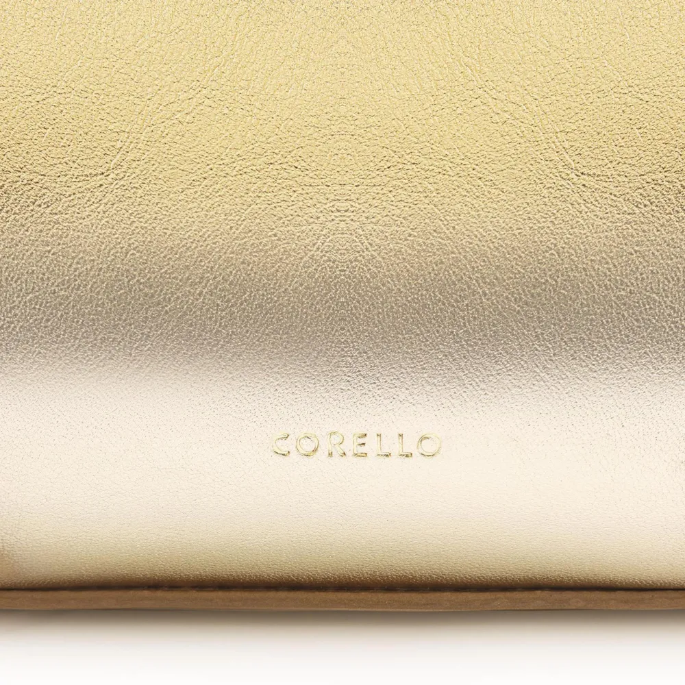Bolsa Transversal Couro Dourado - imagem 6
