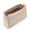 Bolsa Transversal Couro Dourado - imagem 4