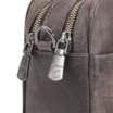 Bolsa Transversal Couro Estonado Marrom - imagem 5