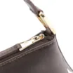 Bolsa Transversal Couro Estonado Marrom - imagem 5