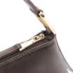 Bolsa Transversal Couro Estonado Marrom - imagem 5
