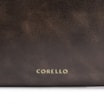 Bolsa Transversal Couro Estonado Marrom - imagem 6