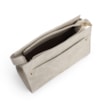 Bolsa Transversal Couro Estonado Off White - imagem 4