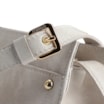 Bolsa Transversal Couro Estonado Off White - imagem 5