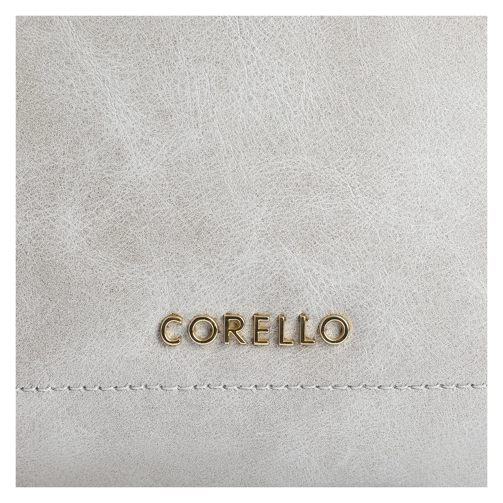 Bolsa Transversal Couro Estonado Off White