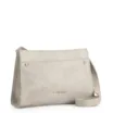 Bolsa Transversal Couro Estonado Off White - imagem 2