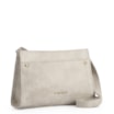 Bolsa Transversal Couro Estonado Off White - imagem 2