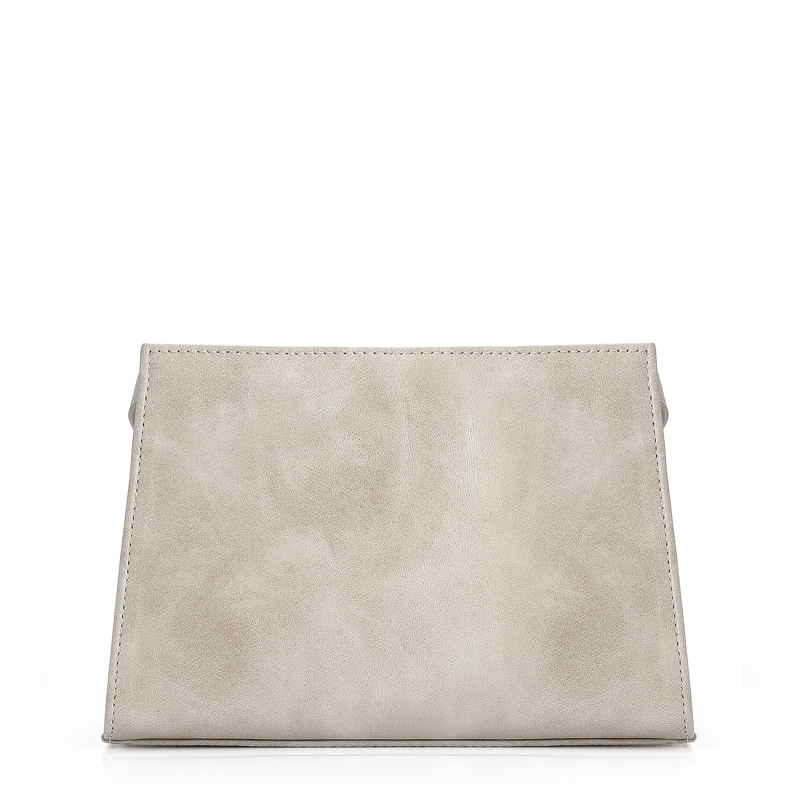 Bolsa Transversal Couro Estonado Off White