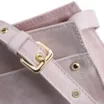Bolsa Transversal Couro Estonado Rosa - imagem 5