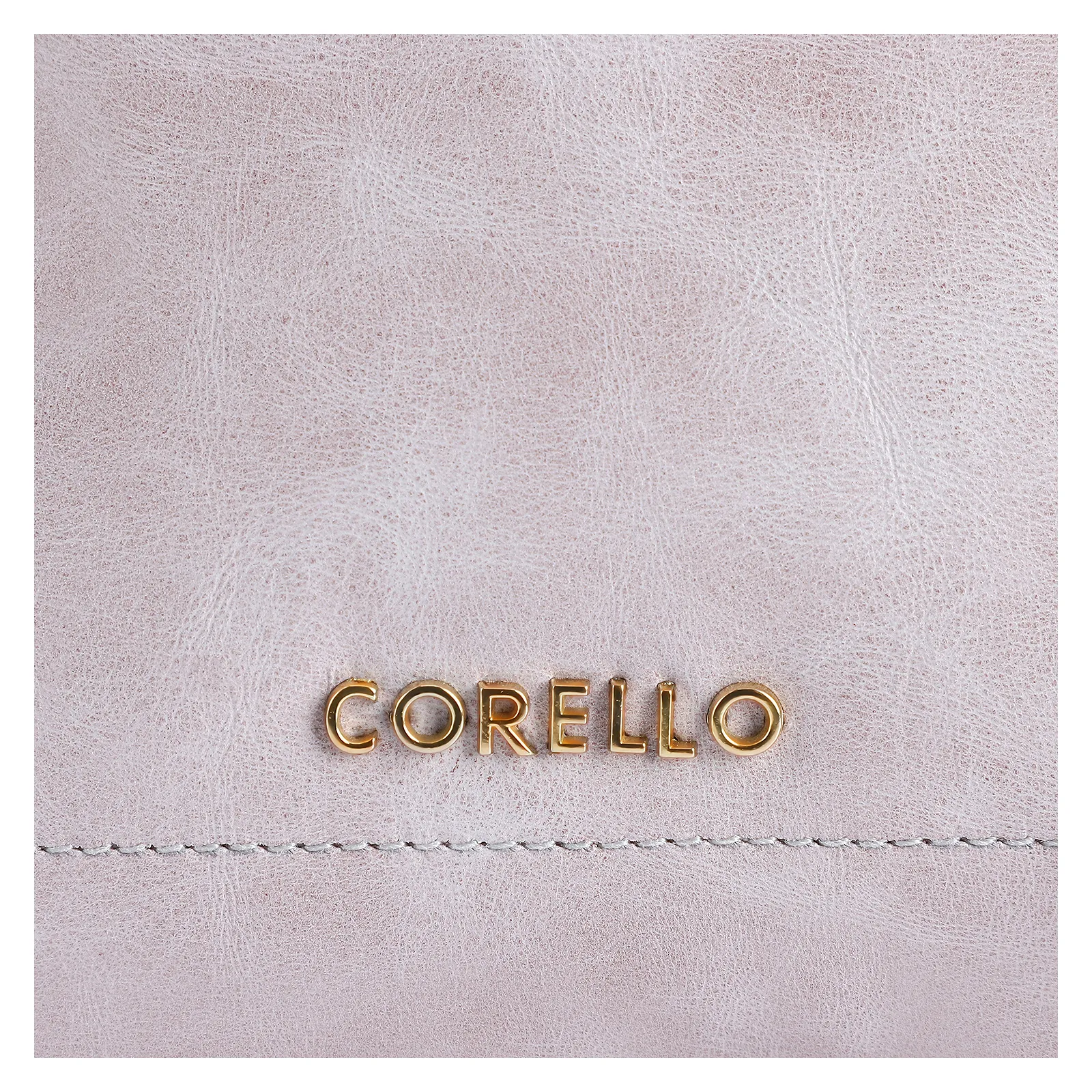 Bolsa Transversal Couro Estonado Rosa