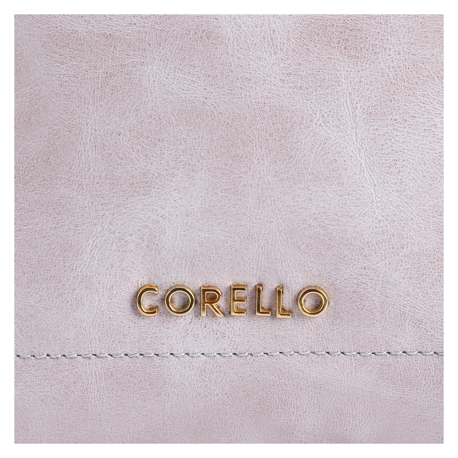 Bolsa Transversal Couro Estonado Rosa