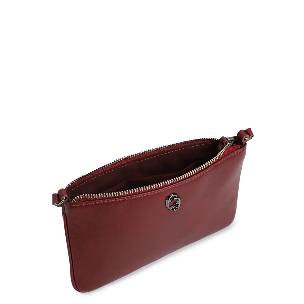 Bolsa Transversal Couro Framboesa - imagem 4