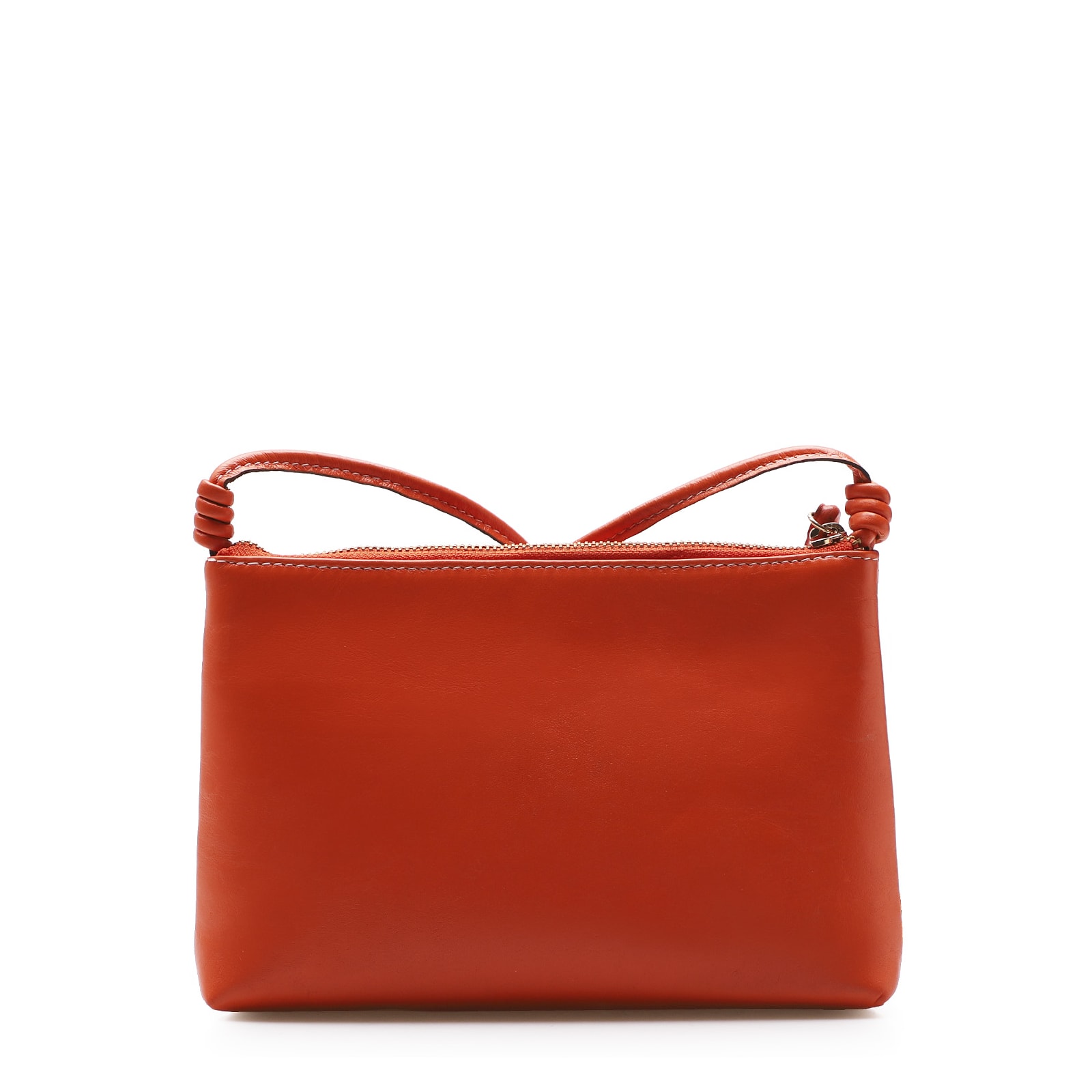 Bolsa Transversal Couro Laranja