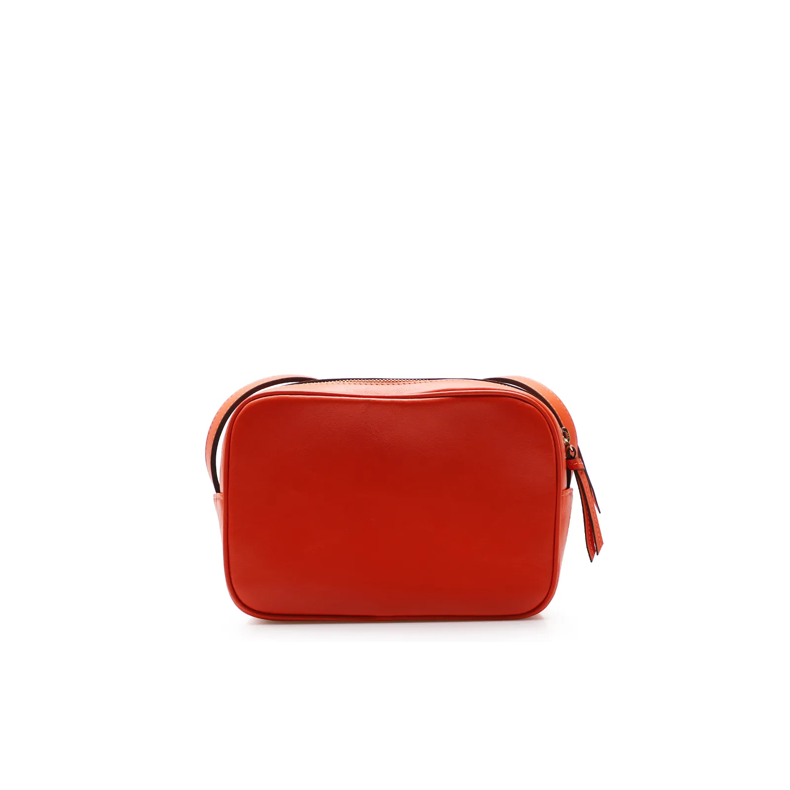 Bolsa Transversal Couro Laranja
