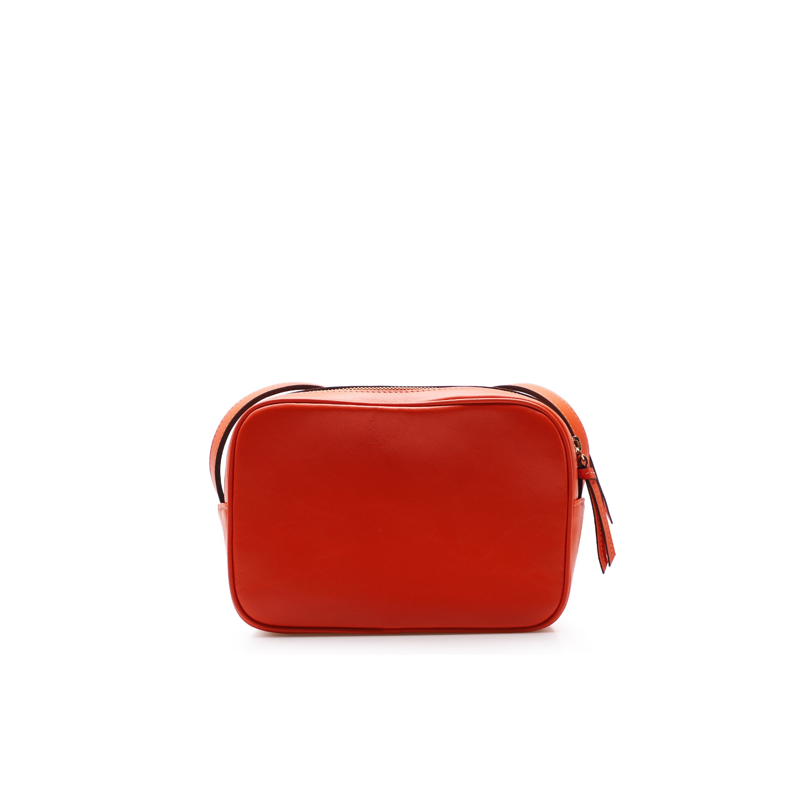 Bolsa Transversal Couro Laranja