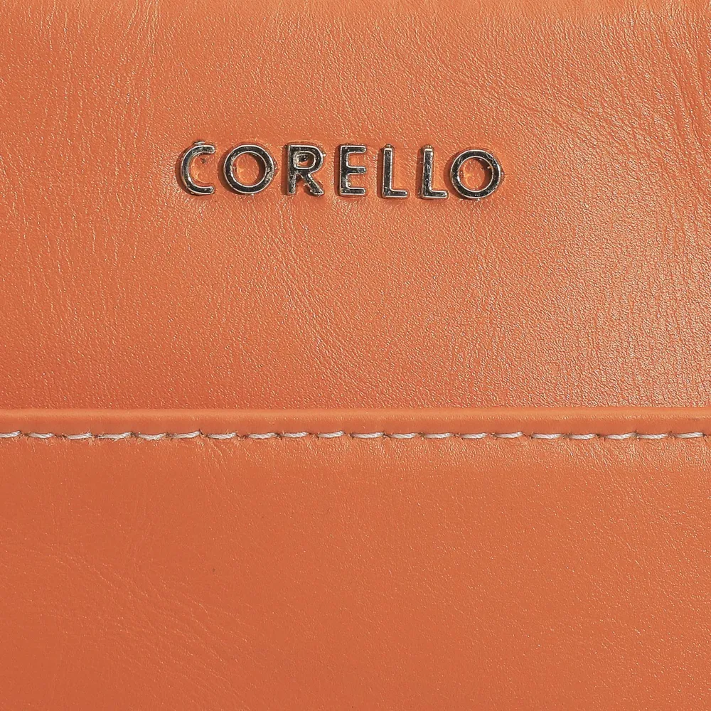 Bolsa Transversal Couro Laranja - imagem 6
