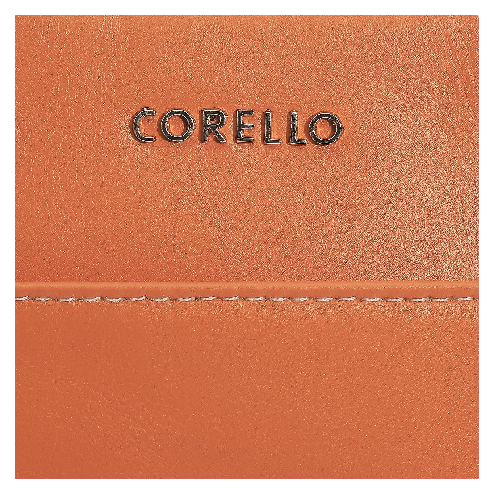 Bolsa Transversal Couro Laranja