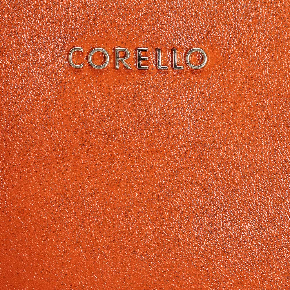 Bolsa Transversal Couro Laranja - imagem 5