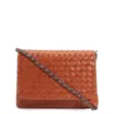 Bolsa Transversal Couro Laranja - imagem 1