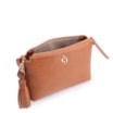 Bolsa Transversal Couro Lezard Marrom - imagem 5