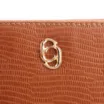 Bolsa Transversal Couro Lezard Marrom - imagem 7