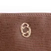 Bolsa Transversal Couro Lezard Marrom Escuro - imagem 5
