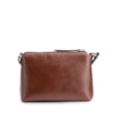 Bolsa Transversal Couro Lezard Marrom Escuro - imagem 3