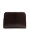  Bolsa Transversal Couro Lezard Marrom Escuro /Couro Marrom Escuro - imagem 3