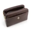  Bolsa Transversal Couro Lezard Marrom Escuro /Couro Marrom Escuro - imagem 4