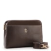 Bolsa Transversal Couro Lezard Marrom Escuro /Couro Marrom Escuro - imagem 2