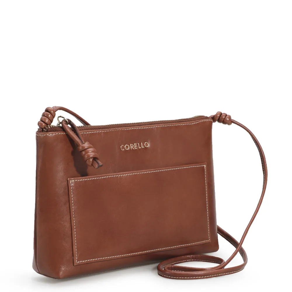 Bolsa Transversal Couro Marrom - imagem 2