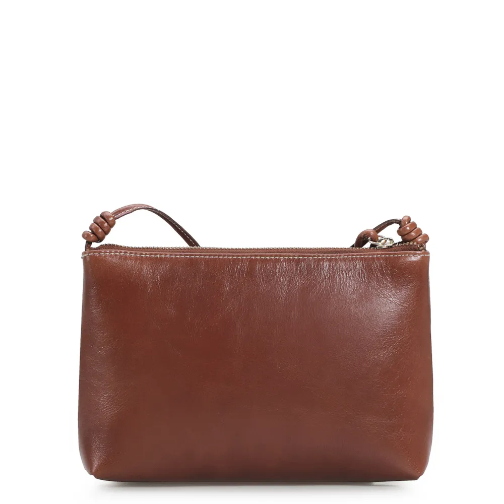Bolsa Transversal Couro Marrom - imagem 3