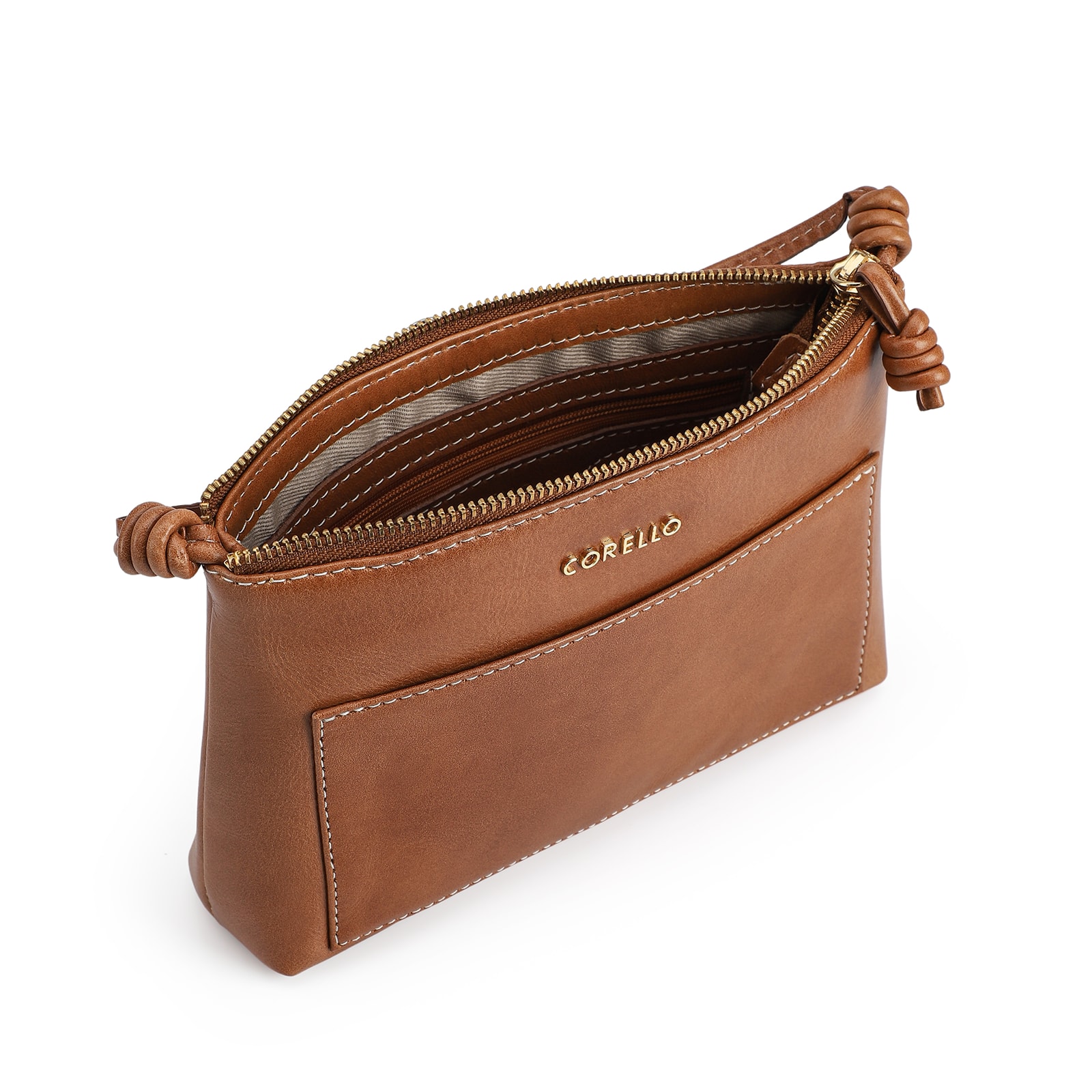 Bolsa Transversal Couro Marrom