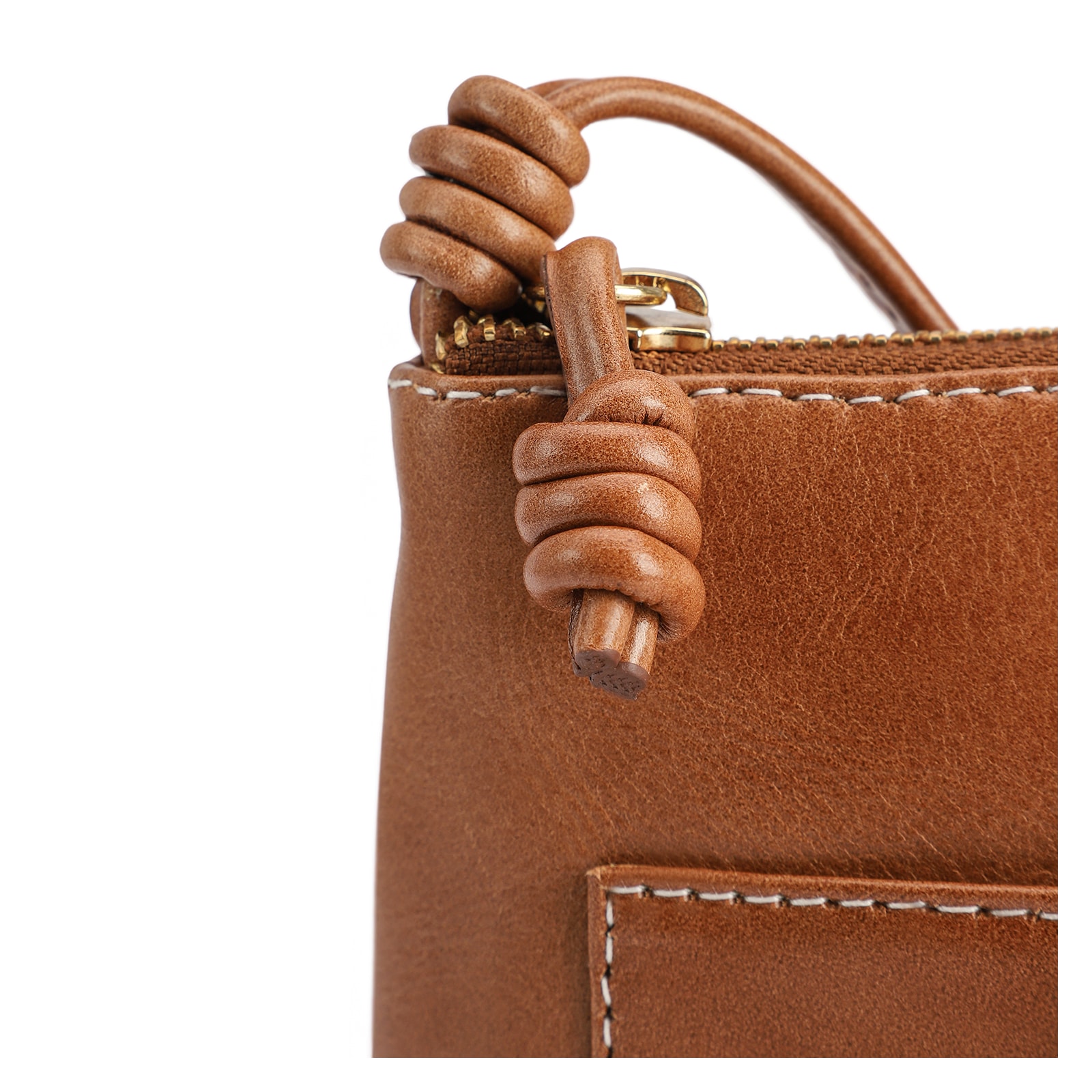Bolsa Transversal Couro Marrom