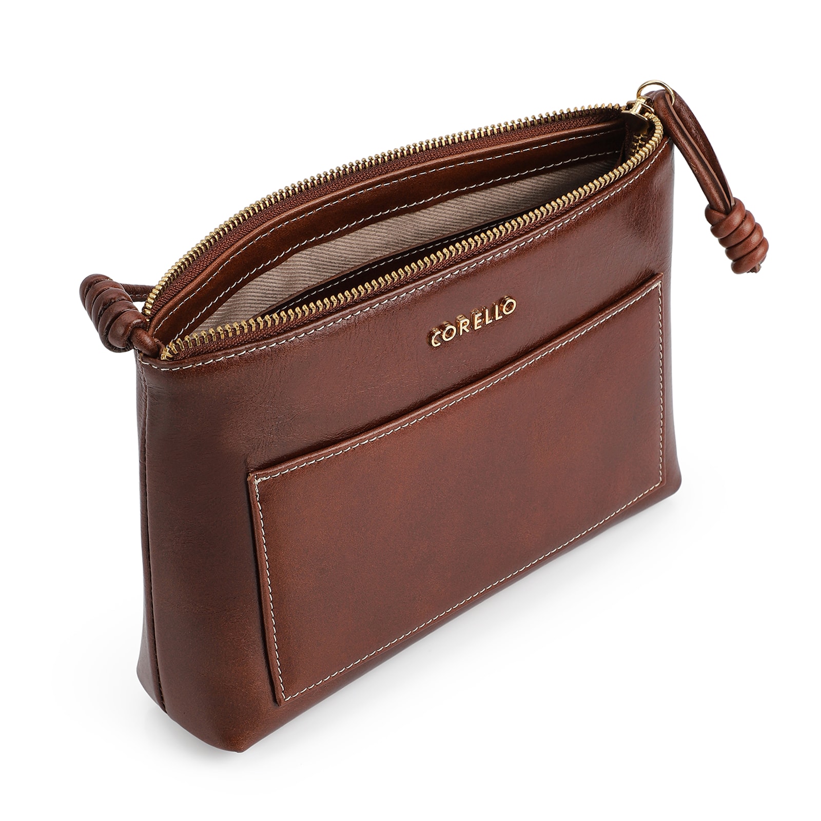 Bolsa Transversal Couro Marrom